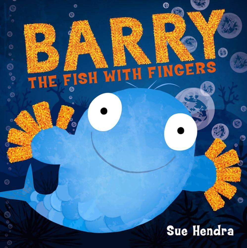 barry the fish with fingers